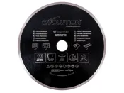 210x25.4 Continuous Diamond Mitre Saw Blade Black Masonry Evolution