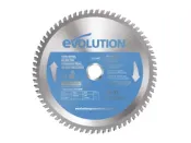 255x25.4x70T Mitre Saw Blade Light Blue Thin Steel Evolution
