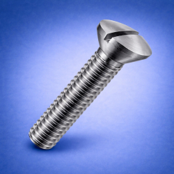 Slotted Raised Countersunk Screws