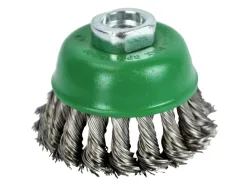 Twisted Knot Stainless Steel Wire Cup Brush