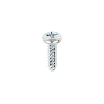 No8x5/8 Pozi Pan Ab Point Self Tapping Screw Zinc Plated Pack 200
