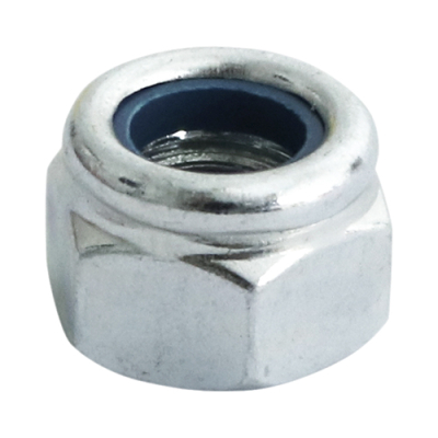 M10 Type P Nyloc Nut Din982 Zinc Plated Gr.8 Pack 100
