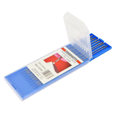 2.4 Tungsten Electrode Gold Starparts 1.5% Lanthanated Pack 10