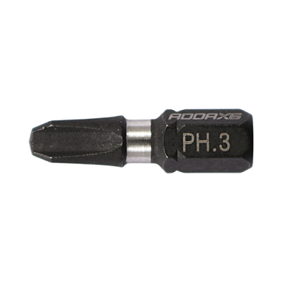 PH3x25 Impact Driver Bit X6 Addax Pack 10