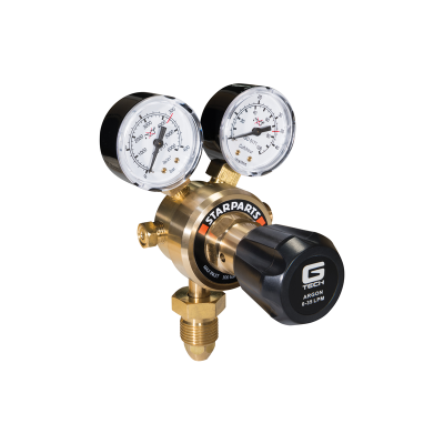 Single Stage Argon Regulator 2 Gauge 300 Bar Base Entry