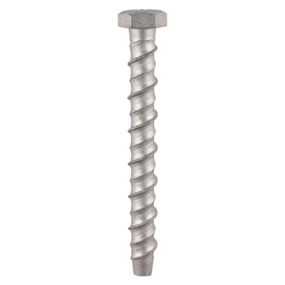 M10x150 Hex Masonry Bolt DIN 529 Silver Pack 25