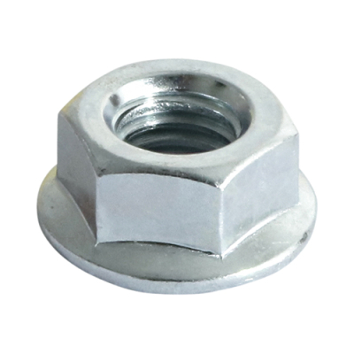 M10 Serrated Flanged Nut Din6923 Zinc Plated Gr.6 Pack 100