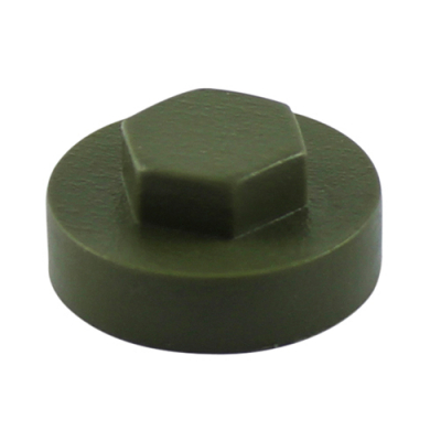 19 Hex Head Cover Cap Green Pack 1000
