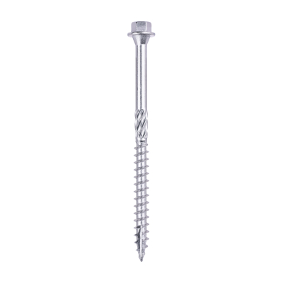 6.7x100 Hex Countersunk Timber Screw A4 Pack 25