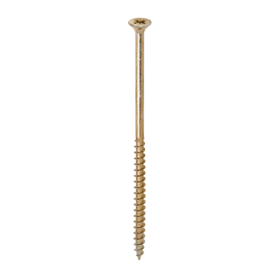 6x150 Pozi Countersunk Chipboard Screw Zinc & Yellow Plated Timco Solo Range Pack 100