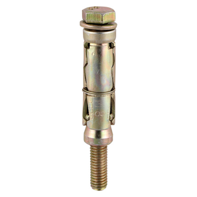 M10:50L Loose Shield Anchor Zinc & Yellow Plated Timco Pack 25