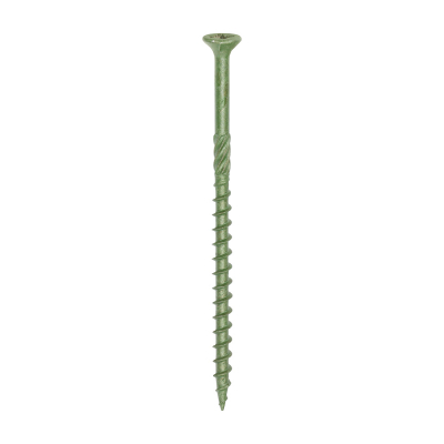 4.5x80 Pozi Countersunk Decking Screw Green Timco Pack 200