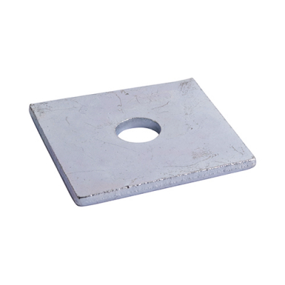 M12x50x3 Square Plate Washer DIN 436 Zinc Plated Pack 30