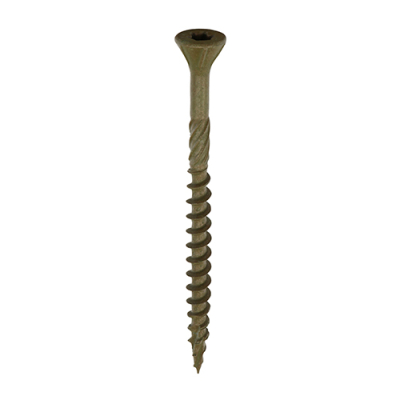 4.5x50 Torx Countersunk Decking Green Screw Timco C2 Range Pack 250