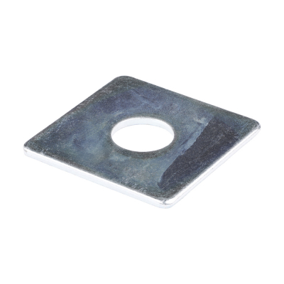 M16x50x3 Square Plate Washer DIN 436 Zinc Plated Pack 100