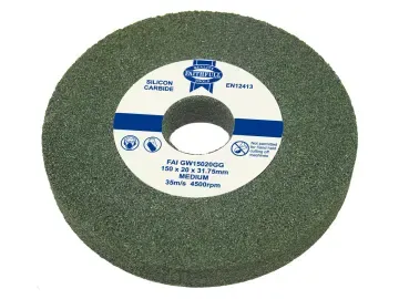 150x16 Medium Silicon Carbide Green Grinding Wheel