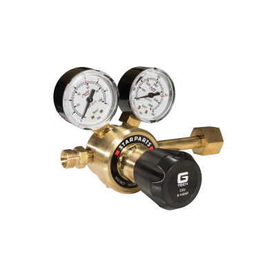 Single Stage CO2  Regulator 2 Gauge 300 Bar Side Entry
