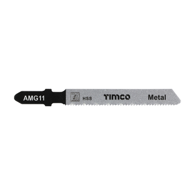 Jigsaw Blade Metal T118A Fine/Medium Straight Cut 1-3mm Pack 5