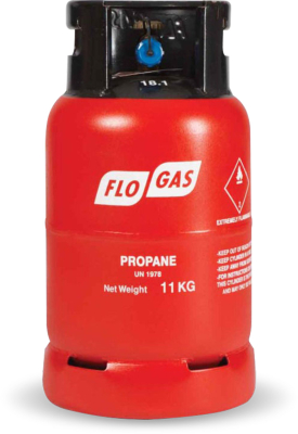 Flogas Propane 11Kg FLT Cylinder UN 1978 Class 2.1