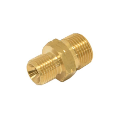 1/4InchBSPP Male - 3/8InchBSPP Male LH Gas Hose Adaptor