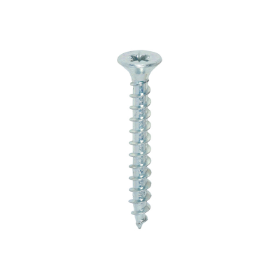 5x40 Pozi Countersunk Chipboard Screw Zinc Plated Timco Solo Range Pack 200