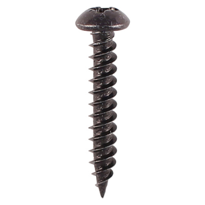 No6x1 Pozi Round Woodscrew BLACKJAX Pack 200