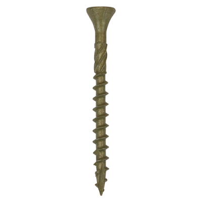 4.5x65 Torx Countersunk Decking Green Screw Timco C2 Range Pack 250