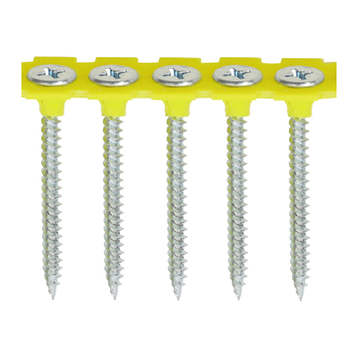 3.5x32 Collated Fine Phillips Bugle Drywall Screw Zinc Plated Pack 1000