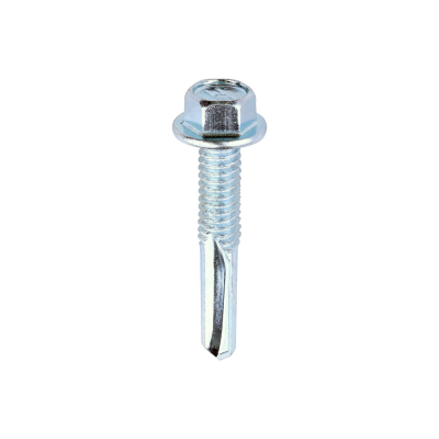 5.5x32 Hex Metal to Heavy Section Steel S/D Screw Zinc Pack 100