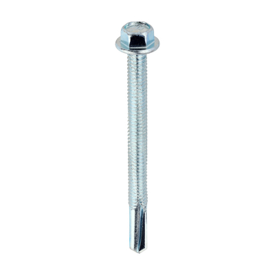 5.5x65 Hex Metal to Heavy Section Steel S/D Screw Zinc Pack 100