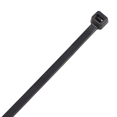 7.6x300 Cable Tie Black Pack 100