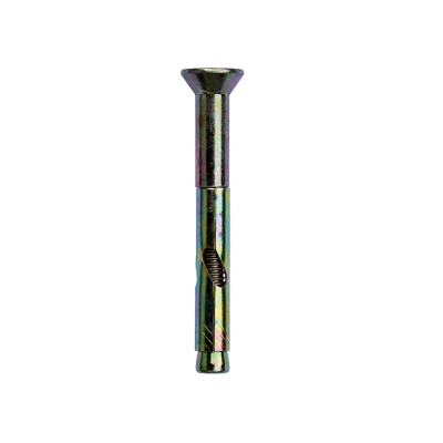 D8x60 Countersunk Sleeve Anchor M6 Grip 30mm Zinc & Yellow Plated JCP Ankerit Pack 100