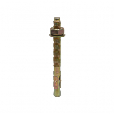M20x215 Through Anchor Zinc & Yellow Plated JCP Pack 10