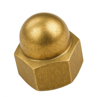 M3 Dome Nut Din1587 Brass Pack 1000