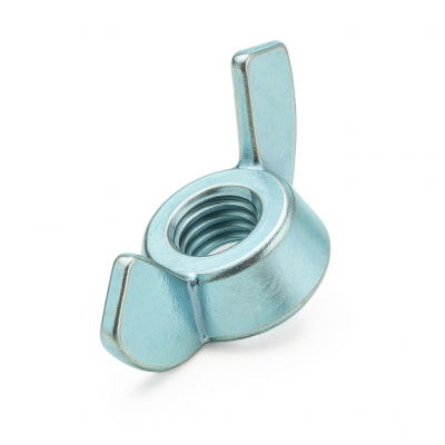 M8 Wing Nut DIN 315 Zinc Plated Pack 10