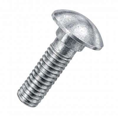 M10x90 Carriage Bolt DIN 603 Hot Dipped Galvanised Gr.4.8 Pack 50
