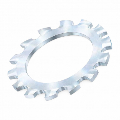 M6 External Shake Proof T-lock Washer Din6797A Zinc Plated Pack 1000