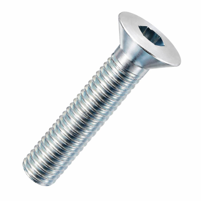 M10x100 Socket Countersunk Screw Din7991 Zinc Plated Pack 100