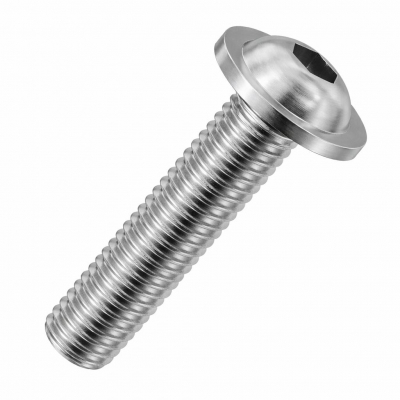 M8x100 Socket Flanged Dome Screw Din7380 A2 Pack 50