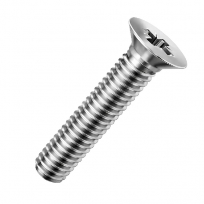 M8x70 Pozi Countersunk Screw Din965 A2 Pack 100