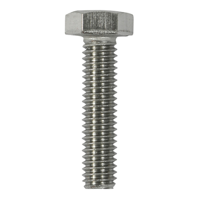 M10x100 Hex Setscrew Din933 A2 Pack 5