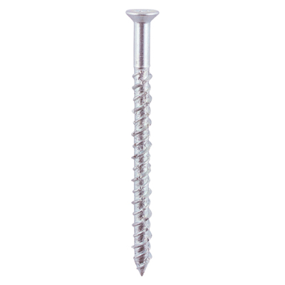 6.0x100 Torx Countersunk Masonry Screw Zinc Plated Timco Pack 6