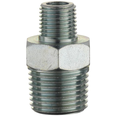 Double Union Reducing Connector Male Thread BSP Tapered 3/8 to Male Thread BSP Tapered 1/4