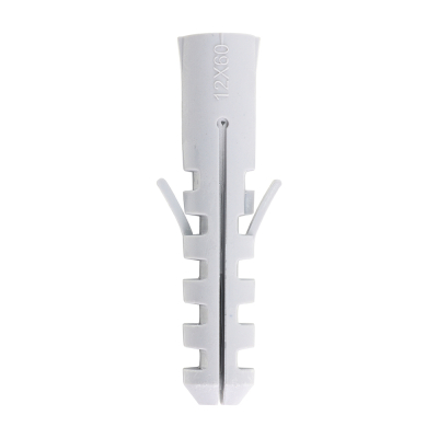 12x60 Type E Wall Plug Nylon Grey Pack 50