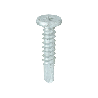 5.5x26 Phillips Low Profile Pancake Self Drilling Screw Silver Pack 500