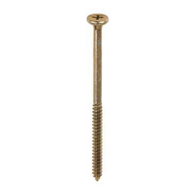 4.8x80 Element Screw Zinc & Yellow Plated Timco Pack 200