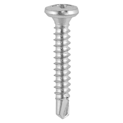 3.9x25 Friction Stay Screw 410 Stainless Steel & Silver Organic Timco 135/141 Range Pack 1000