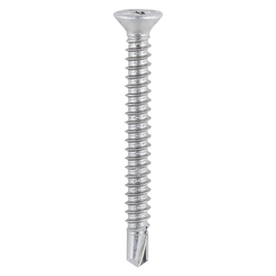 3.9x19 Reinforced Frame Screw 410 Stainless Steel & Silver Organic Timco 120 Range Pack 1000