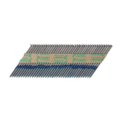 3.1x75 Collated Round Angled Ring Nail Bright Mild Steel &2CFC Fuel Cells Paslode IM350+ Pack 2200
