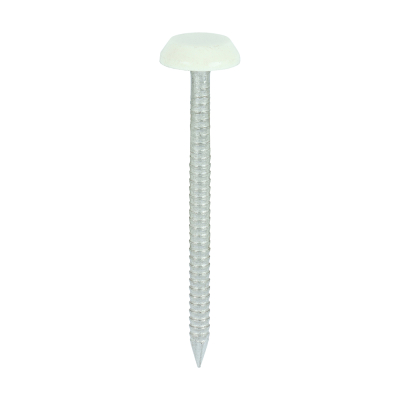 50x3.2 Polymer Headed Nail A4 (Head Diameter 12) Green Pack 100